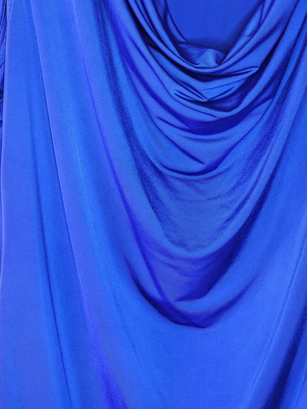Worthington Cowl Neck Sleeveless Top in Royal Blue Lightweight Size Medium - Picture 3 of 6